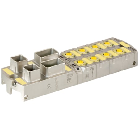 Murrelektronik MVK-MPNIO F DI8/4 F DO4, MVK ProfiNet/PROFIsafe Compact module, metal, ProfiNet/PROFIsafe, LLDP 55563